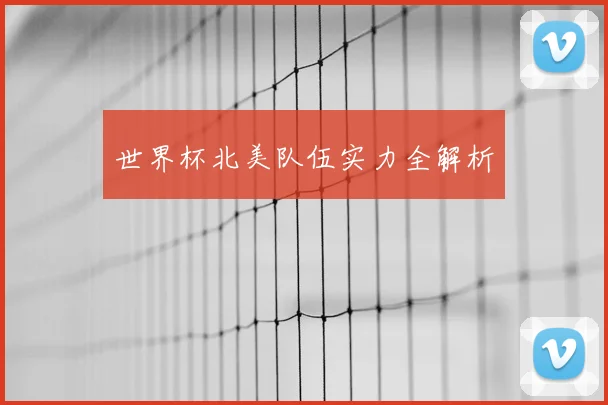 世界杯北美队伍实力全解析
